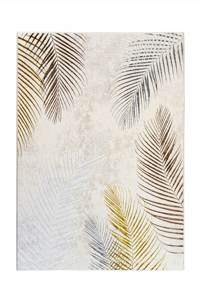 Minye Modern Crème Goud vloerkleed - Designer Minye Modern Crème Goud vloerkleed - Designer