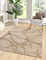 Minye Modern Beige Taupe vloerkleed - Designer