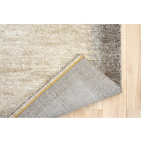 Flycarpets NIDA MODERN BRUIN / BEIGE VLOERKLEED LIJSTMOTIEF