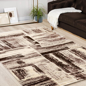Modern vloerkleed - Lima Designer Bruin