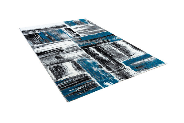 Modern vloerkleed - Lima Turquoise