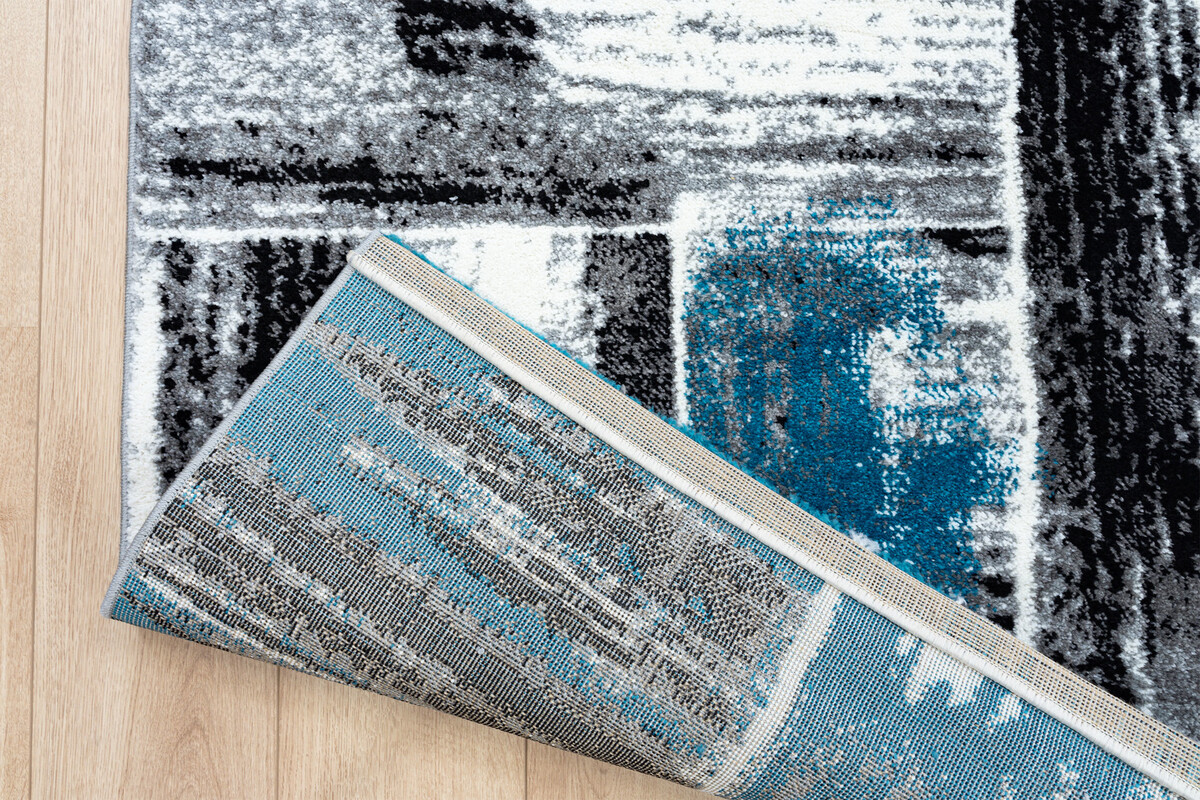 Modern vloerkleed - Lima Turquoise