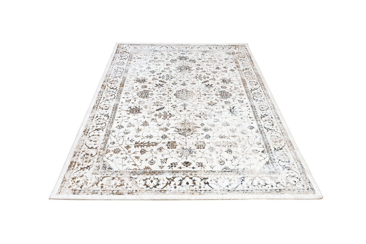 Minye Modern Crème / Beige / Grijs vloerkleed - Designer Minye Modern Crème / Beige / Grijs vloerkleed - Designer