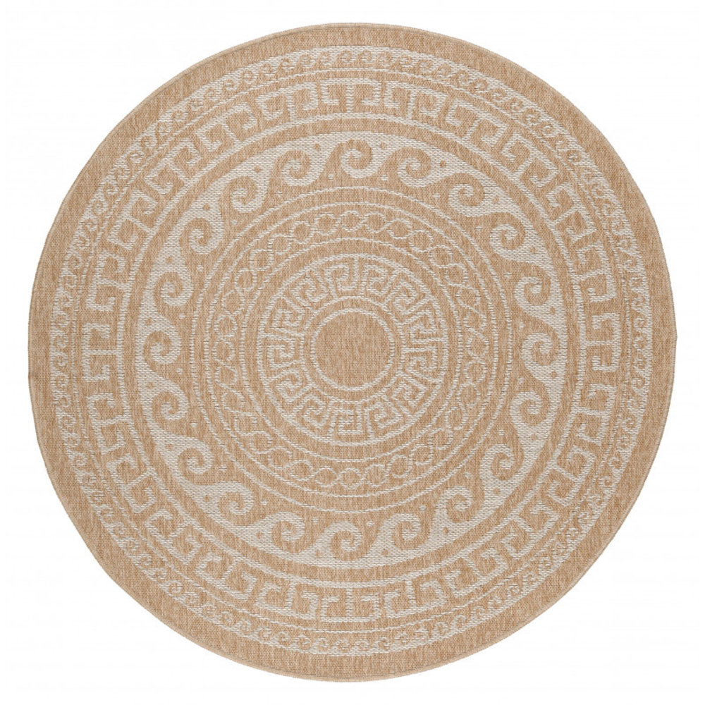 SUMMIT INDOOR & OUTDOOR BEIGE ROND