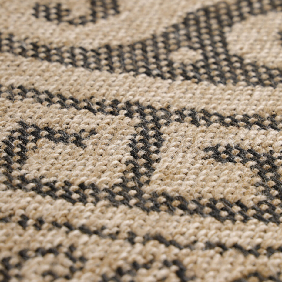 Summit Indoor & Outdoor Beige / Zwart Rond