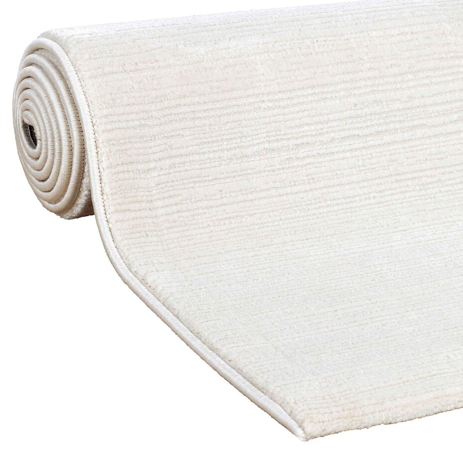 Eleganza vloerkleed - Gestreept Modern Laagpolig - Crème / Wit