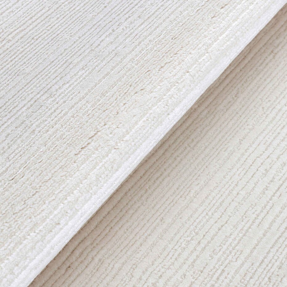 Eleganza vloerkleed - Gestreept Modern Laagpolig - Crème / Wit