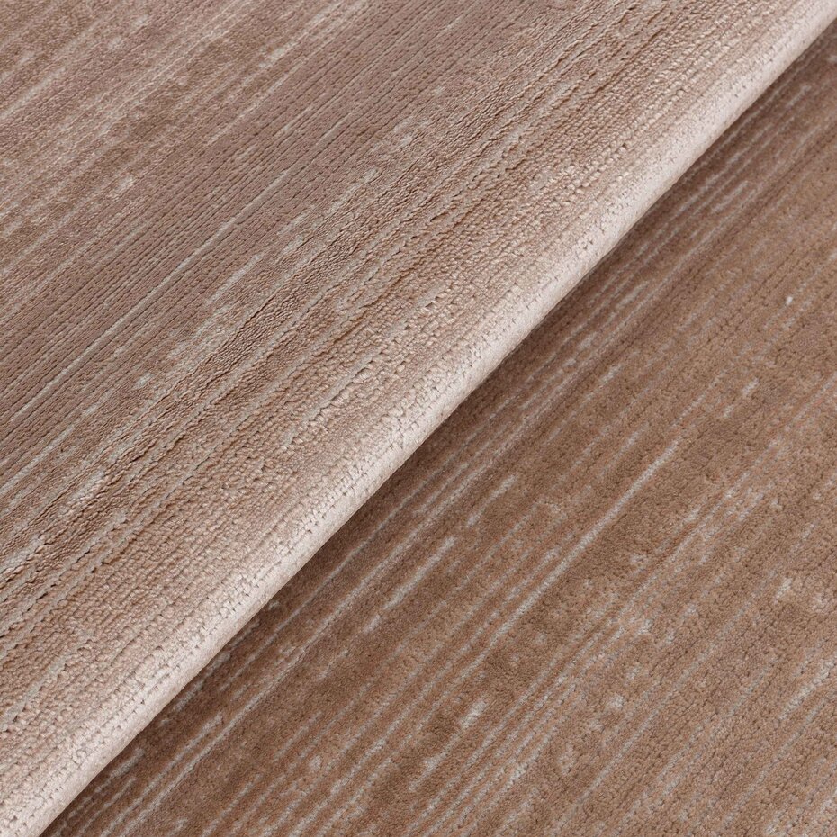 Eleganza vloerkleed - Gestreept Modern Laagpolig - Donkerbeige Eleganza vloerkleed - Gestreept Modern Laagpolig - Donkerbeige