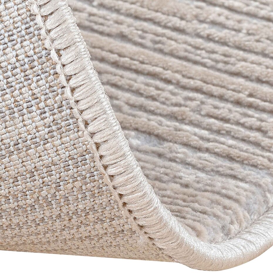 Eleganza vloerkleed - Gestreept Modern Laagpolig - Beige / Grijs Eleganza vloerkleed - Gestreept Modern Laagpolig - Beige / Grijs