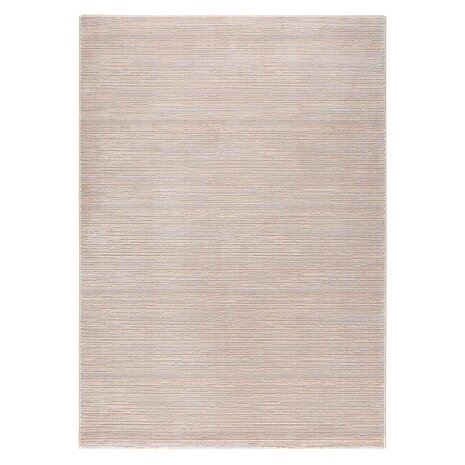 Eleganza vloerkleed - Gestreept Modern Laagpolig - Beige / Grijs