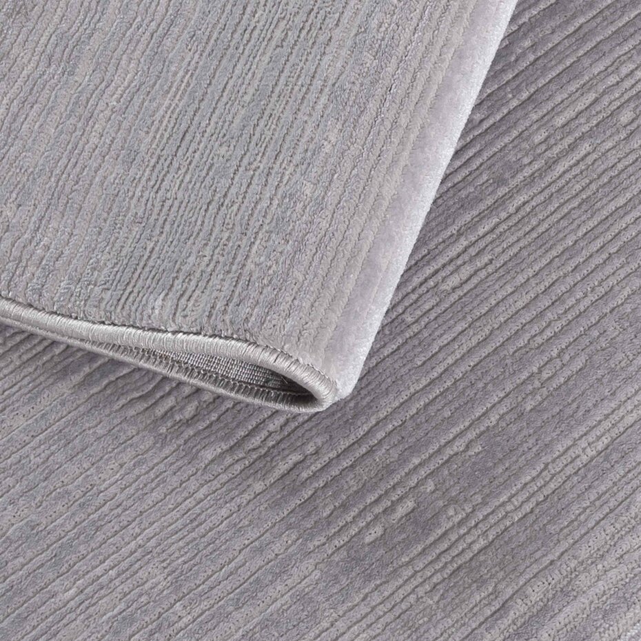 Eleganza vloerkleed - Gestreept Modern Laagpolig - Zilver Eleganza vloerkleed - Gestreept Modern Laagpolig - Zilver