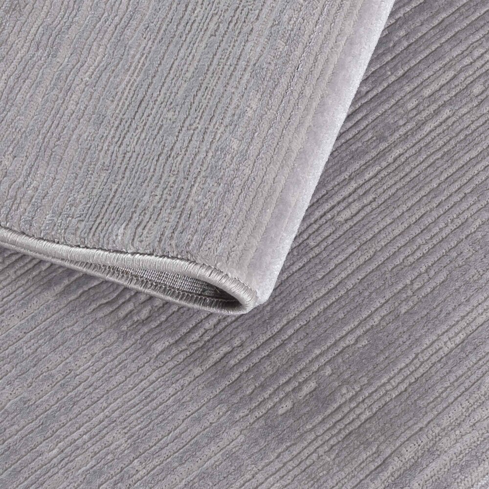 Eleganza vloerkleed - Gestreept Modern Laagpolig - Zilver Eleganza vloerkleed - Gestreept Modern Laagpolig - Zilver