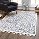 Felta Modern Blauw vloerkleed - Laagpolig Felta Modern Blauw vloerkleed - Laagpolig