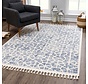 Felta Modern Blauw vloerkleed - Laagpolig