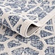 Felta Modern Blauw vloerkleed - Laagpolig Felta Modern Blauw vloerkleed - Laagpolig