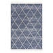 Felta Modern Blauw vloerkleed - Laagpolig / Geruit Felta Modern Blauw vloerkleed - Laagpolig / Geruit