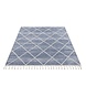 Felta Modern Blauw vloerkleed - Laagpolig / Geruit Felta Modern Blauw vloerkleed - Laagpolig / Geruit
