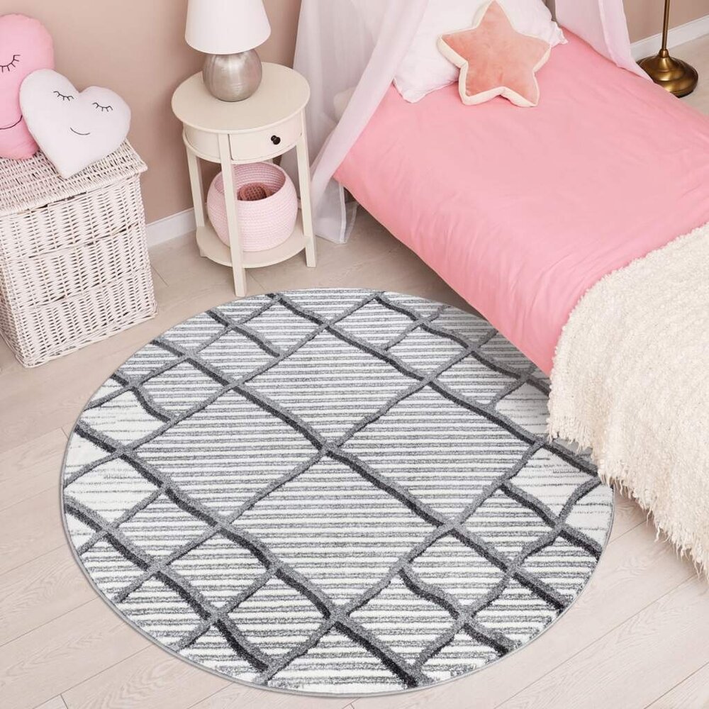 Dertona Modern Grijs vloerkleed - Tienerkamer Dertona Modern Grijs vloerkleed - Tienerkamer