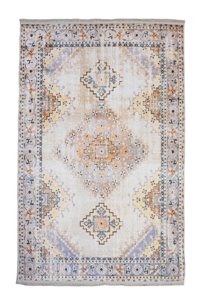 Hana Vintage Indoor & Outdoor Crème / Multi vloerkleed - Wasbaar Hana Vintage Indoor & Outdoor Crème / Multi vloerkleed - Wasbaar