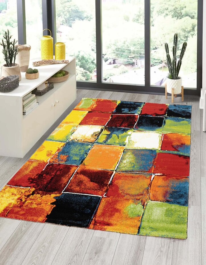 Vernazza Kleurrijk Multi vloerkleed -