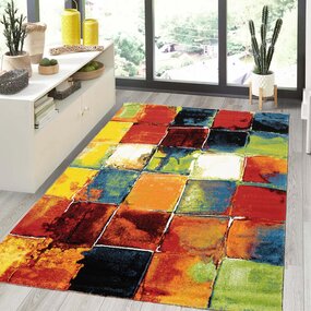 Vernazza Kleurrijk Multi vloerkleed -