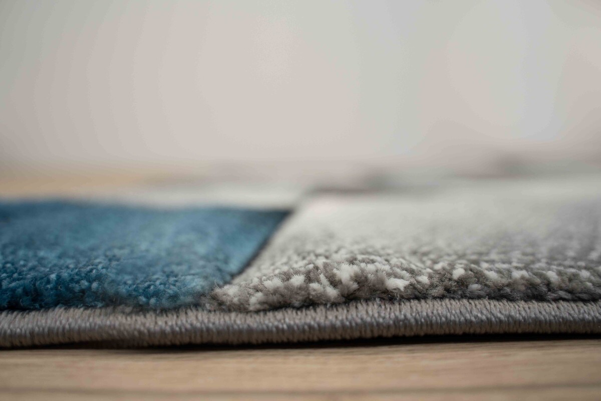 Kristal Modern Turquoise vloerkleed