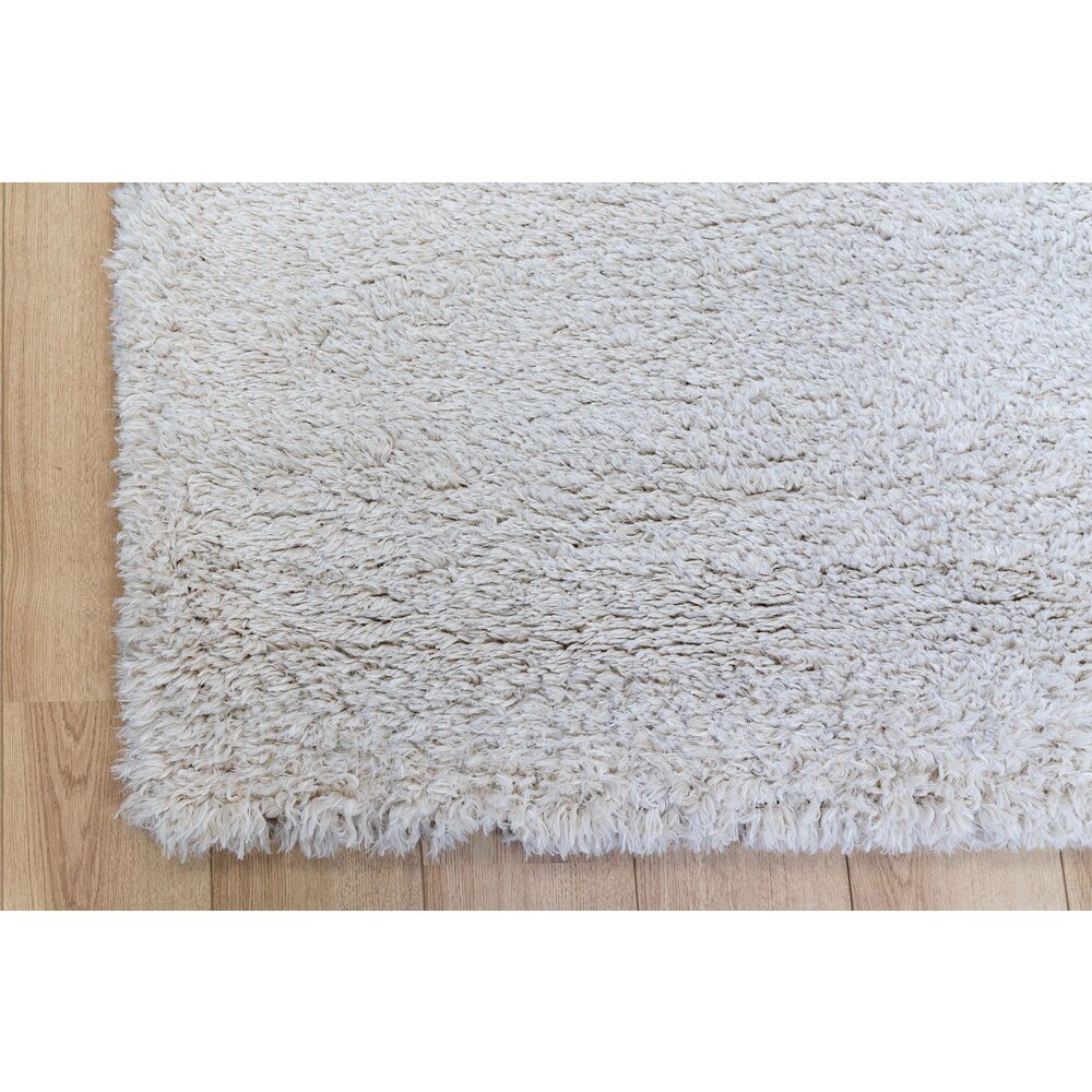 WENEN VLOERKLEED RECYCLED 5CM POOLHOOGTE HOOGPOLIG EFFEN - CREME