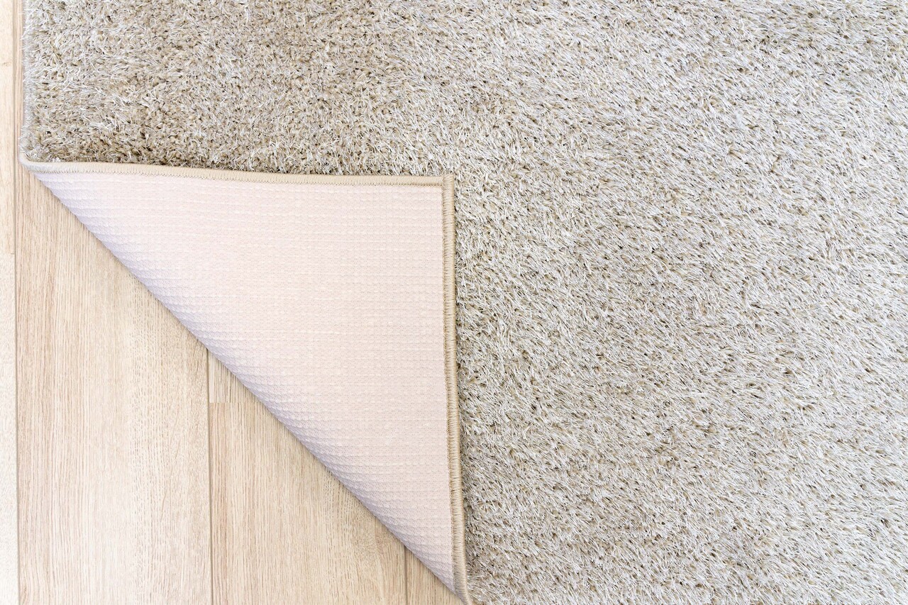 Rosia vloerkleed - Effen Uni & Wasbaar Hoogpolig - Beige