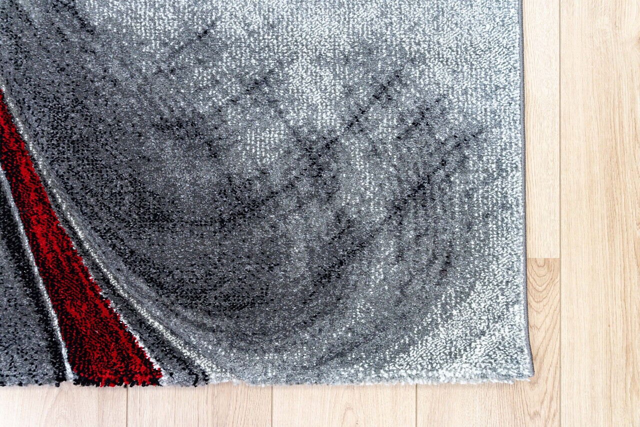 Kristal Modern Rood vloerkleed Kristal Modern Rood vloerkleed