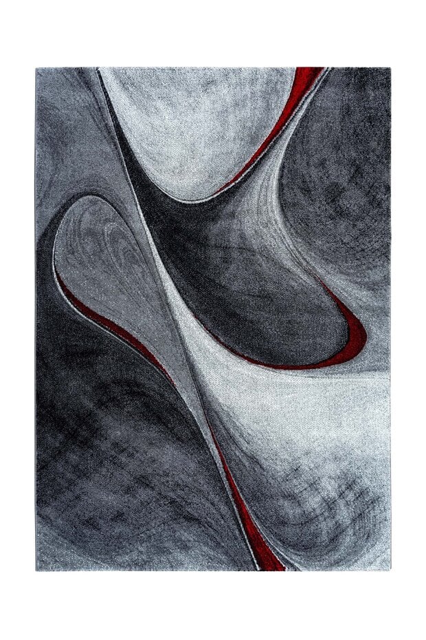 Kristal Modern Rood vloerkleed Kristal Modern Rood vloerkleed