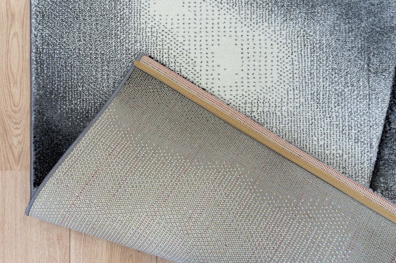 Kristal Modern Rood vloerkleed