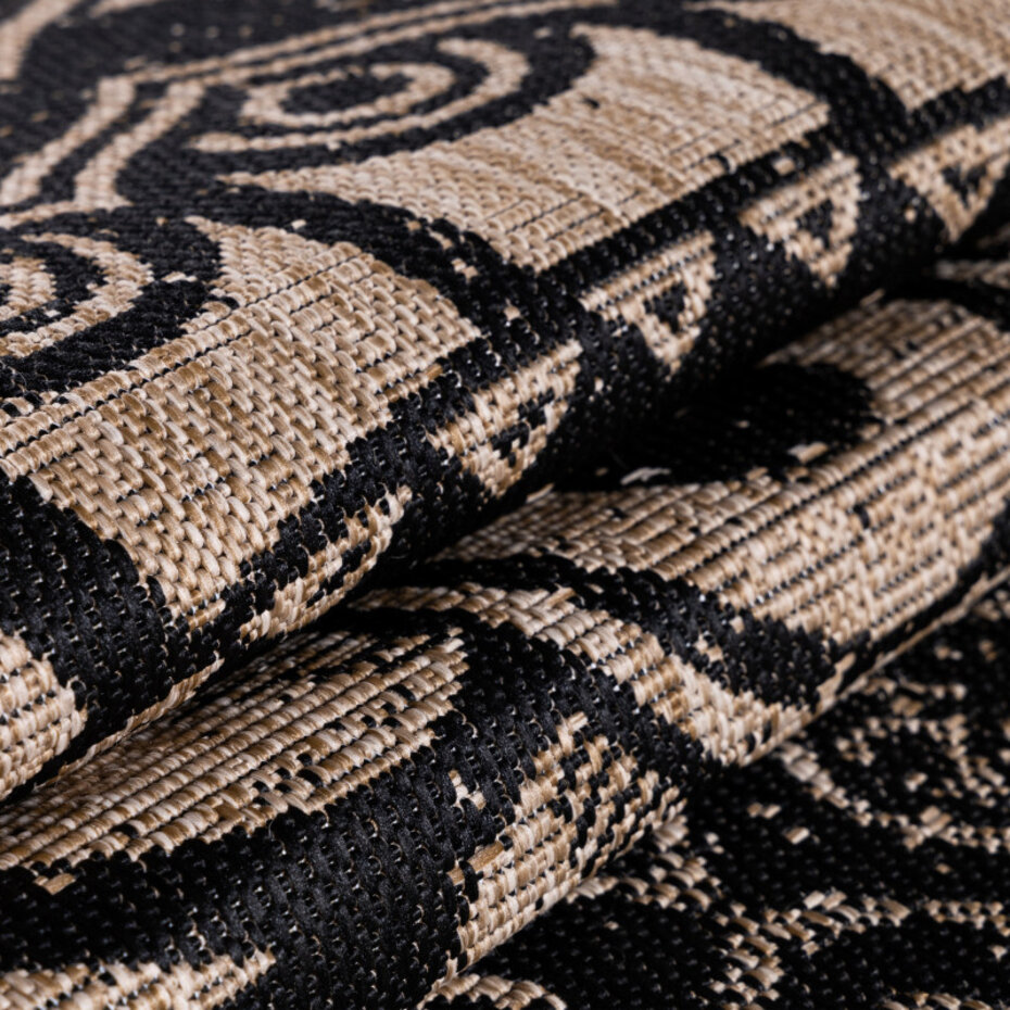 Rio Buitenkleed Indoor & Outdoor Zwart