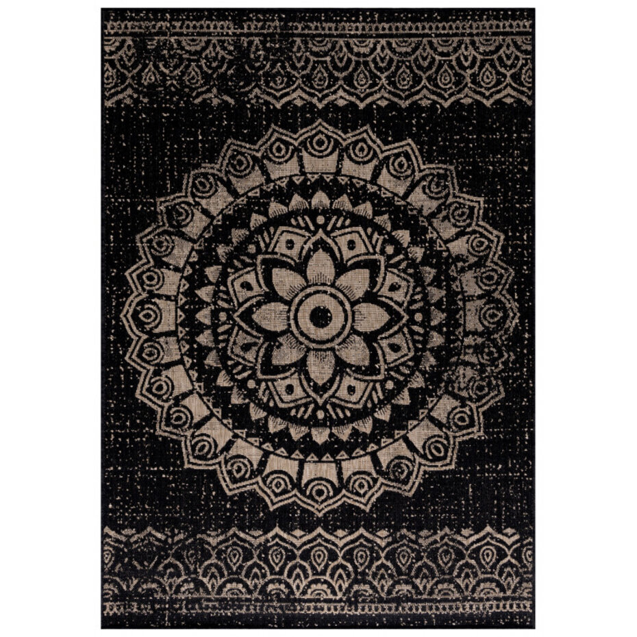 Rio Buitenkleed Indoor & Outdoor Zwart