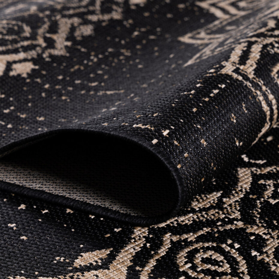 Rio Buitenkleed Indoor & Outdoor Zwart