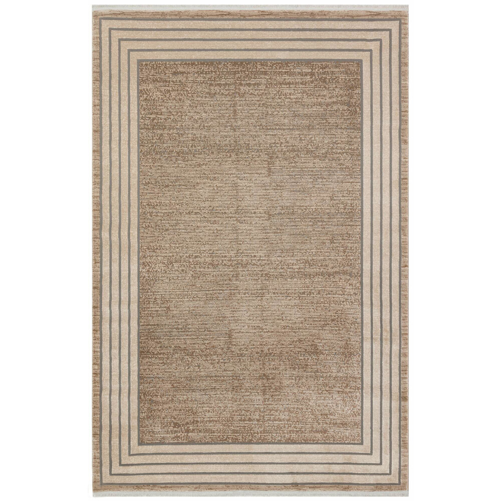 PALONA MODERN BEIGE VLOERKLEED LIJSTMOTIEF