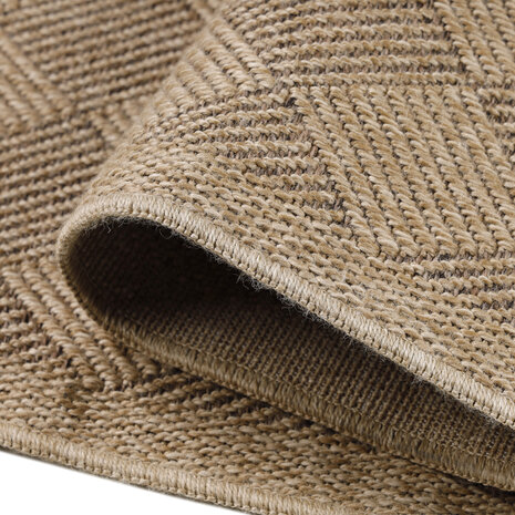 Lucia Naturel Sisal Beige vloerkleed - Buitenkleed Voor Binnen & Buiten