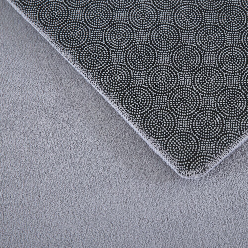 Alberta Laagpolig Fluffy Zilver vloerkleed - Alberta Laagpolig Fluffy Zilver vloerkleed -