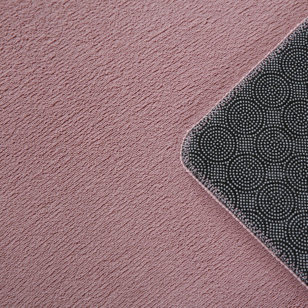 Alberta Laagpolig Fluffy Roze vloerkleed - Alberta Laagpolig Fluffy Roze vloerkleed -