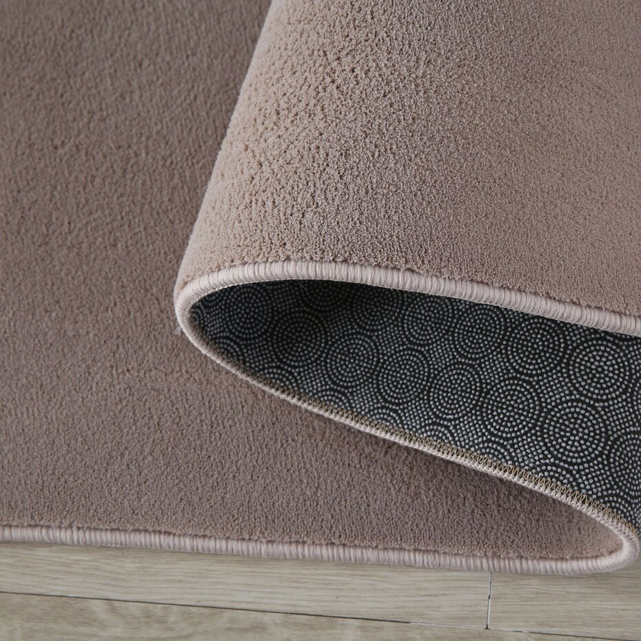 Alberta Laagpolig Fluffy Beige vloerkleed -