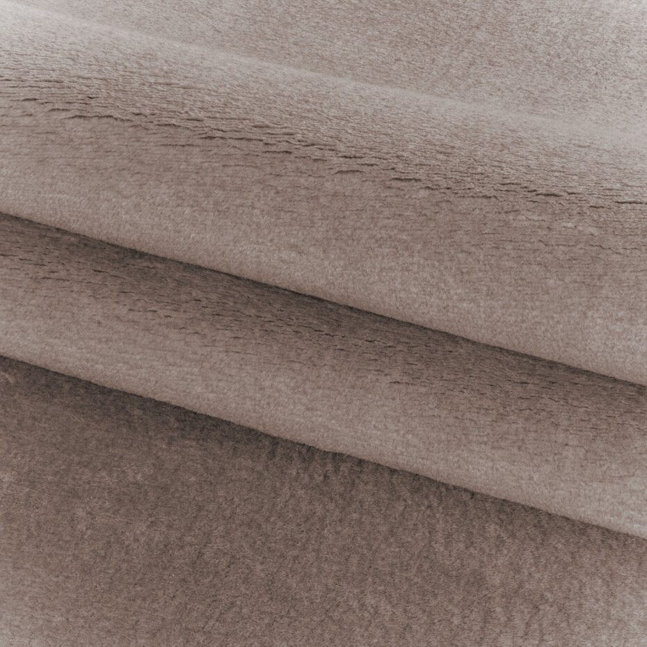 Alberta Laagpolig Fluffy Beige vloerkleed -
