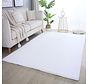 Teresa Hoogpolig Fluffy Wit vloerkleed -