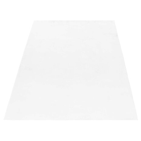 Teresa Hoogpolig Fluffy Wit vloerkleed -