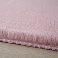 TERESA HOOGPOLIG FLUFFY ROZE VLOERKLEED