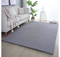 Teresa Hoogpolig Fluffy Grijs vloerkleed -