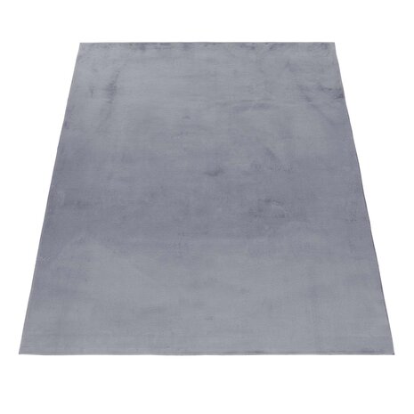Teresa Hoogpolig Fluffy Grijs vloerkleed -