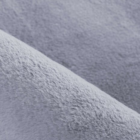 Teresa Hoogpolig Fluffy Grijs vloerkleed -