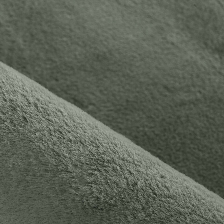Teresa Hoogpolig Fluffy Groen vloerkleed -