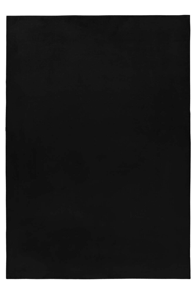 Teresa Hoogpolig Fluffy Zwart vloerkleed -