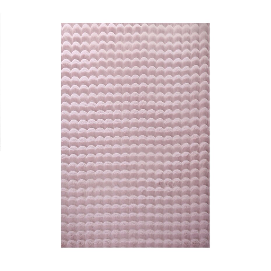 Felicia Hoogpolig Fluffy Roze vloerkleed - 3D Design