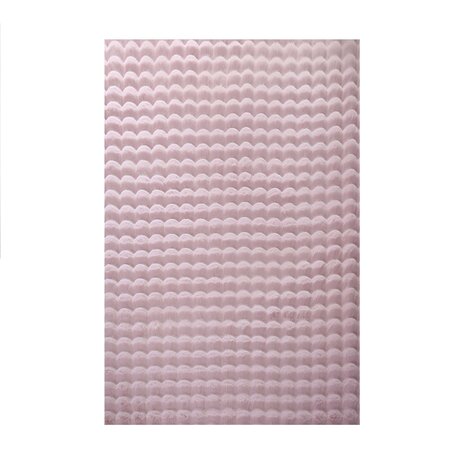 Felicia Hoogpolig Fluffy Roze vloerkleed - 3D Design
